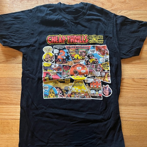 💀cheap thrills janis joplin tee💀 - Picture 2 of 2